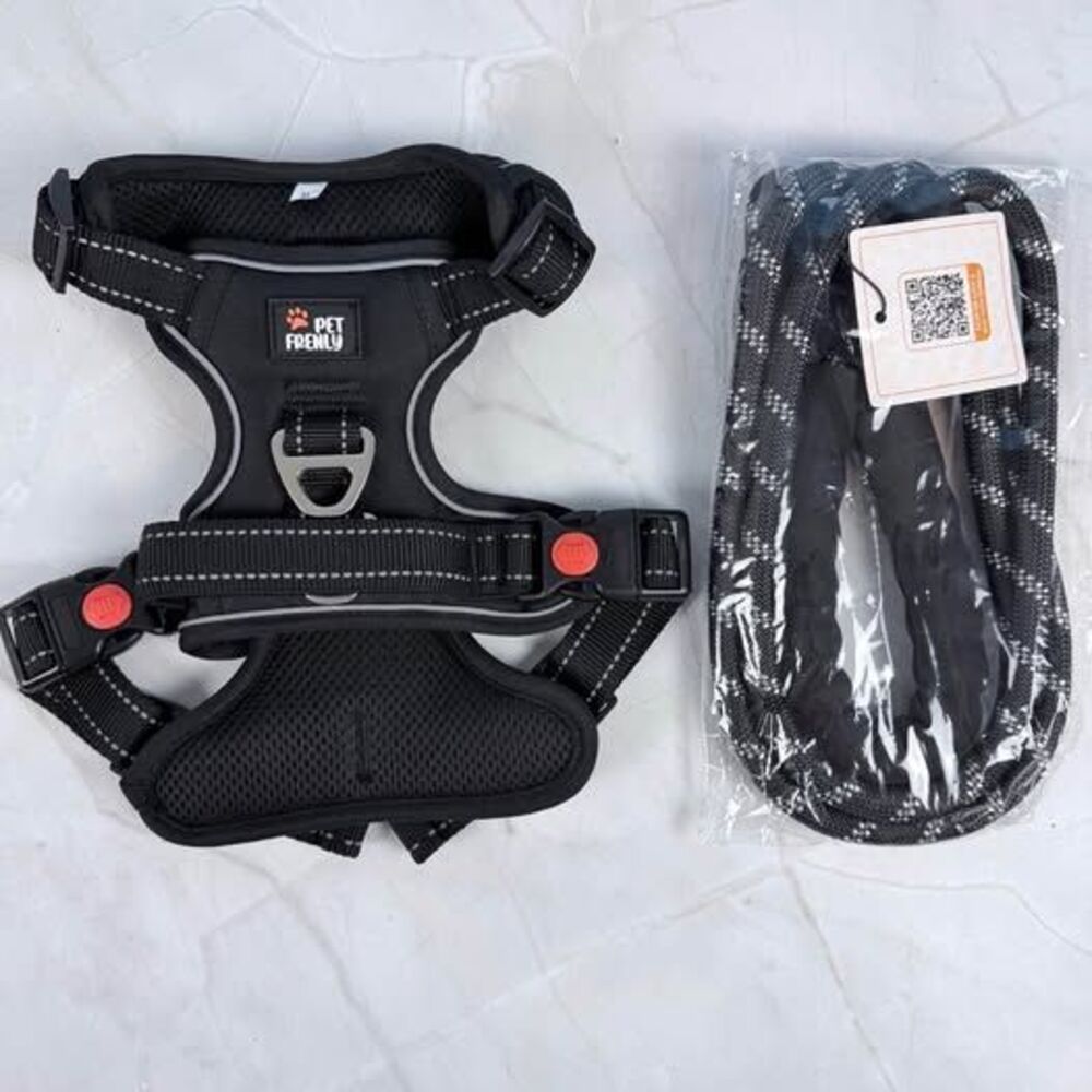 Pet Frenly Dog Harness and Leash Set Size M